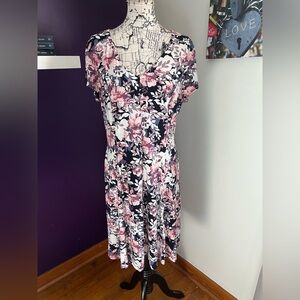 Connected Apparel Short Sleeve Dress